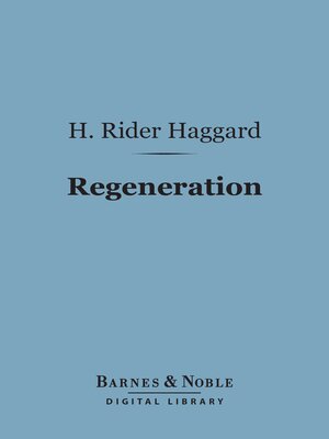 cover image of Regeneration (Barnes & Noble Digital Library)